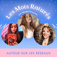 Vignette du podcast de Les Mots Raturés, épisode Être auteur sur les réseaux <small>(avec Ielenna et Tiphs)</small>